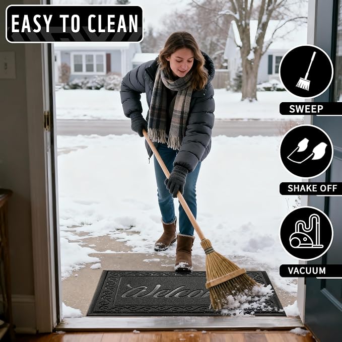 Yimobra Welcome Mat, Heavy Duty Sturdy Door Mats - Image 6