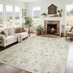 Washable Rugs 8x10 Area Rugs for Living Room, Dining Room- Large Ultra Soft by Srugn