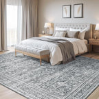 Lofus 9x12 Area Rug for Living Room, Soft Neutral Carpets for Bedroom Dining - Image 2