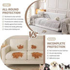 Boho Chenille Couch Cover for Dogs, Non Slip Sofa Cover, Couch Slipcover Covers - Image 4