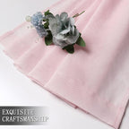 Tollpiz Short Sheer Curtain Linen Textured Bedroom Curtains Sheer Light - Image 7