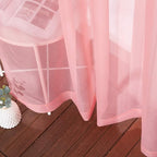 NICETOWN Coral Sheer Curtains L63 inches - Image 5