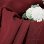 Tollpiz Short Sheer Curtain Linen Textured Bedroom Curtains Sheer Light - Image 6