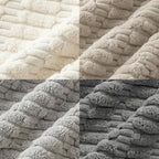 Fancy Homi Set of 4 Grey and White Decorative Throw Pillow Covers 18x18 Inch - Image 5