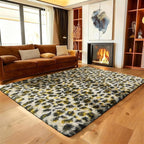 Ophanie Leopard Rugs for Living Room Bedroom, Fluffy Soft Fuzzy Cheetah Print - Image 5