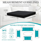 12Pcs Stretch Patio Cushion Covers, Outdoor Couch Covers Replacement, Outdoor - Image 2