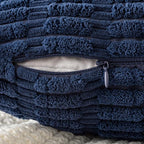MIULEE Pack of 2 Corduroy Decorative Euro Sham Throw Pillow Covers 24x24 Inch - Image 7