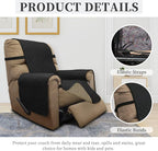 ISSUNTEX Double Protection 100% Waterproof Recliner Covers - Image 5