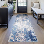 Washable Area Rugs 2'x8' Non-Slip Modern Abstract Soft - Image 5