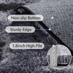 4x6 Ft Shag Rugs for Bedroom Living Room, Tie-Dyed Ultra Soft Fluffy Furry Area - Image 5