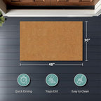 Barnyard Designs Natural Coco Coir Heavy Duty Backing Doormat - Image 8
