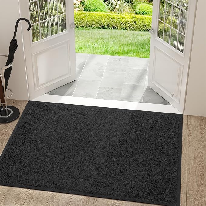 Mibao Dirt Trapper Door Mat for Indoor Outdoor, Waterproof All-Season, - Image 2
