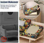 8Pcs Stretch Patio Cushion Covers, Outdoor Couch & Sofa Replacement Slipcovers - Image 5