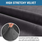 H.VERSAILTEX Stretch Velvet Loveseat Covers - Image 3