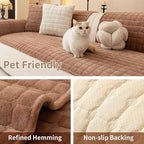 Velvet Couch Covers for Dogs, Dog Sectional Couch Covers, Pet Couchs Cover for - Image 3
