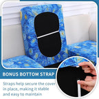 hyha Printed Couch Cushion Covers, Floral Sofa Covers Washable - Image 3