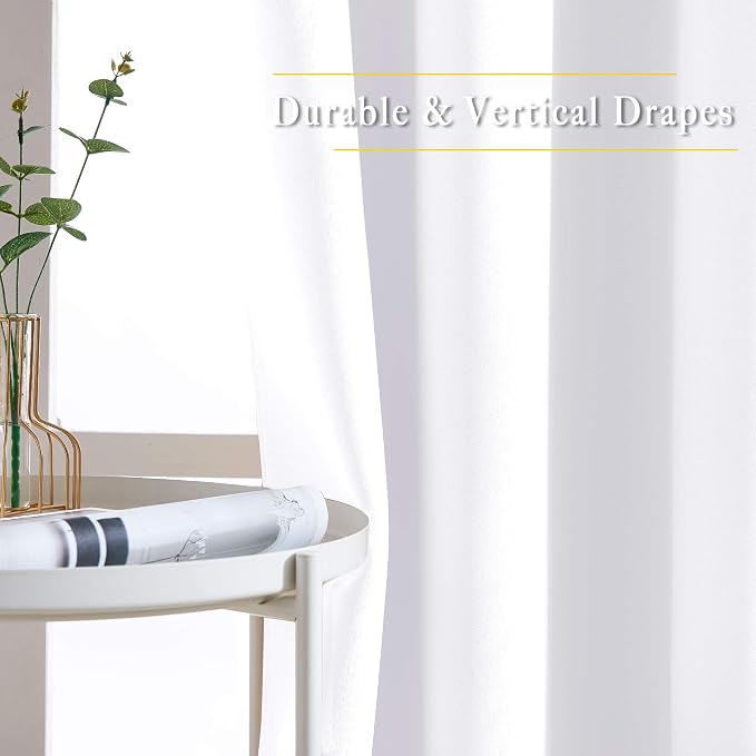 NICETOWN White Room Darkening Draperies and Curtains - Image 5