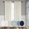 Natural Linen Extra Long Curtains 9 FT by Pitalk