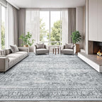 Lofus 8x10 Area Rug for Living Room, Soft Neutral Carpets for Bedroom Dining by Lofus