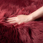 Ashler faux fur rug, Fluffy Shaggy Area Rug Ultra Soft 3 x 5 Feet Rectangle Fur - Image 5