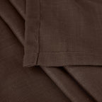 BGment Brown Linen Kitchen Curtains 40 Inch Length, Small Semi Sheer Drapes - Image 8
