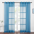 NICETOWN Sheer Curtains for Bedroom Windows 84 inch Length, Grommet Casual by NICETOWN
