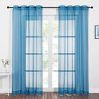 NICETOWN Sheer Curtains for Bedroom Windows 84 inch Length, Grommet Casual by NICETOWN