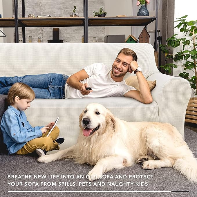 ZNSAYOTX Super Stretch Couch Cover Universal Sofa Covers - Image 5