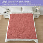 Bigacogo Chunky Knit Throw Blanket - Image 5