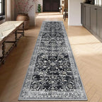 Yamaziot Washable Runner Rug 2x10 – Non Slip Boho Floral Hallway Runner Rug - Image 6