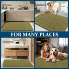 OLANLY Dog Door Mat for Muddy Paws 47x24, Absorbs Moisture and Dirt, Absorbent - Image 8