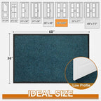 Mibao Front Door Mat, Dirt Trapper Welcome Mat - Image 2