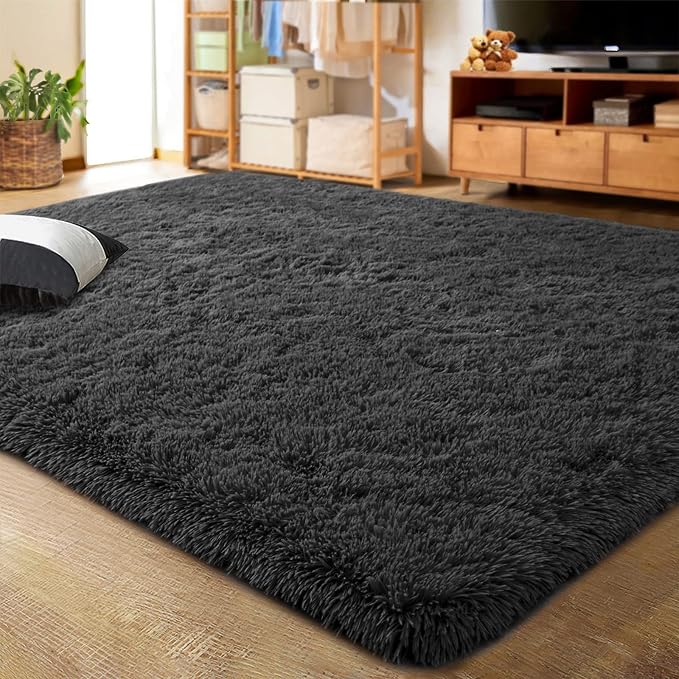LOCHAS Ultra Soft Indoor Modern Area Rugs Fluffy Living Room Carpets - Image 5