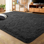 LOCHAS Ultra Soft Indoor Modern Area Rugs Fluffy Living Room Carpets - Image 5