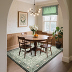 GarveeHome Provence Sage Green Area Rugs 10x13 Living Room, Botanical Grove - Image 3