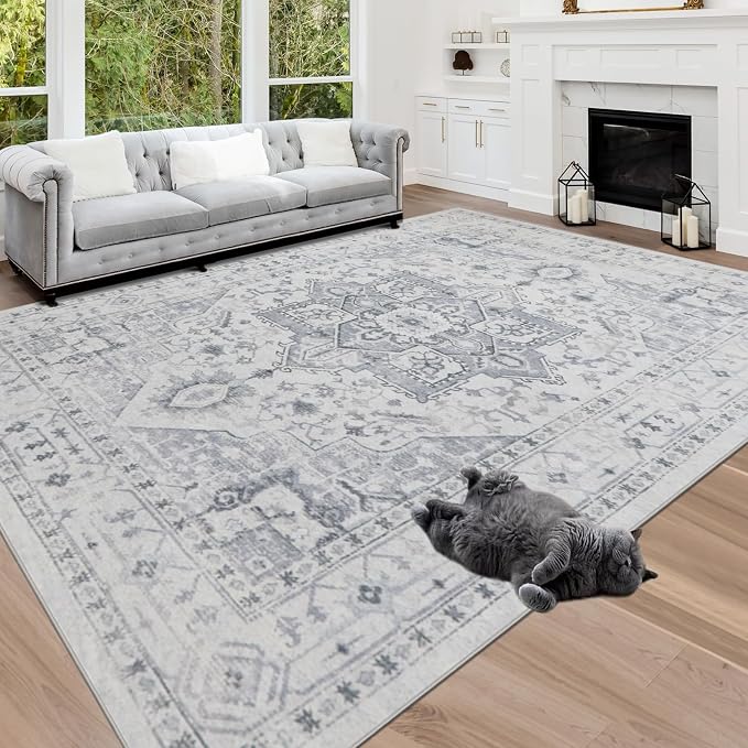 Area Rug 8x10 Washable Area Rugs - Image 9