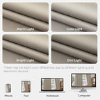 Joydeco Pinch Pleated Linen Curtains - Image 8
