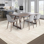 Area Rugs 10x14 Living Room: Washable Rug Modern Abstract Neutral Soft Non-Slip - Image 6