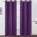 LEMOMO Purple Thermal Blackout Curtains/38 x 84 Inch/Set of 2 Panels Room by Lemomo