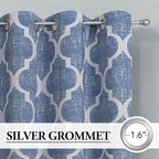 Beauoop 100% Blackout Curtains 96 Inches Long 2 Panels - Image 2