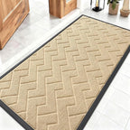 OLANLY Front Door Mat Indoor Outdoor Entrance, Waterproof All-Season, by OLANLY