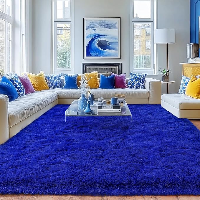 Rugs for Living Room 8x10, Soft Shaggy Modern Shag Area Rug for Bedroom - Image 6