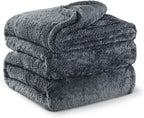 Exclusivo Mezcla Plush Fuzzy Fleece Bed Blanket King Size, Super Soft, Fluffy - Image 4