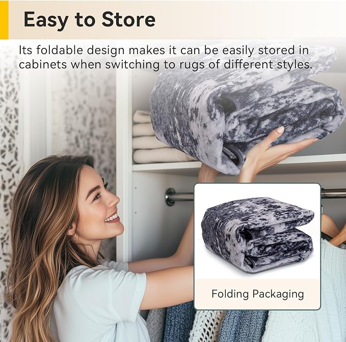 Washable Area Rugs 2x9 Non-Slip Modern Abstract Soft - Image 6