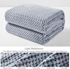 Exclusivo Mezcla Fleece Bed Blanket Queen Size, Super Soft and Warm Blankets - Image 7