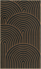 Lahome Enfys Modern Rainbow Easy Jute Patio Rug, 3x5 Washable Rugs - Image 8