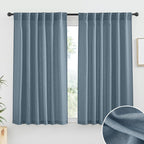 RYB HOME Linen Texture Curtains by RYBHOME