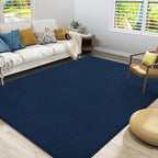 Amearea Modern Area Rugs for Bedroom Living Room, 4x6 Feet Navy Blue Thickened - Image 2