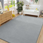Amearea Large Modern Area Rugs for Bedroom Living Room, 5x8 Feet Grey Thickened - Image 8
