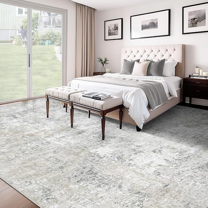 10x14 Area Rugs for Living Room, Washable Modern Abstract Large Area Rug - Image 5